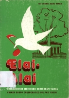 Cubierta del libro Elai-Alai (Kultur Elkartea (Gernika), 1977)